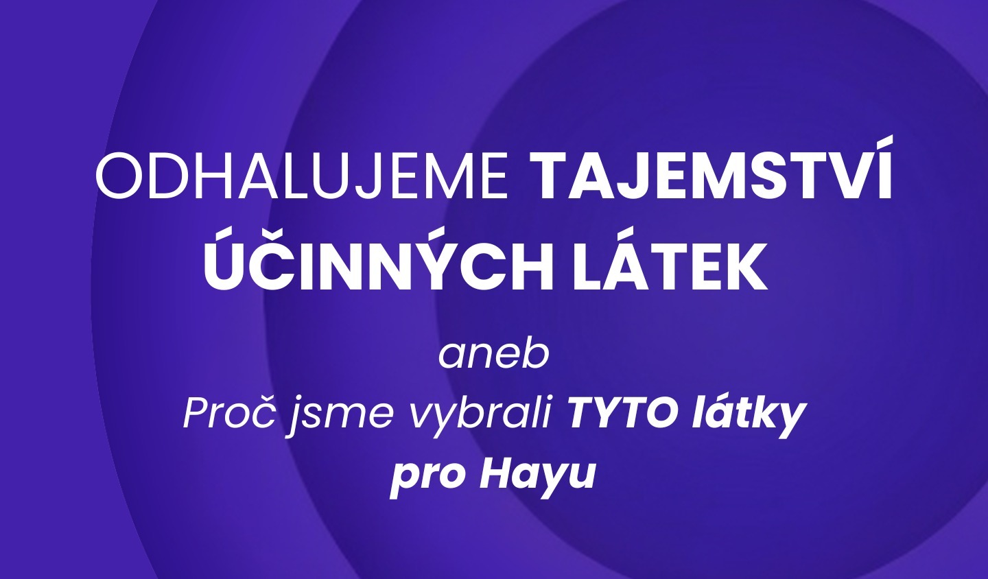 Přírodní doplněk stravy na spánek